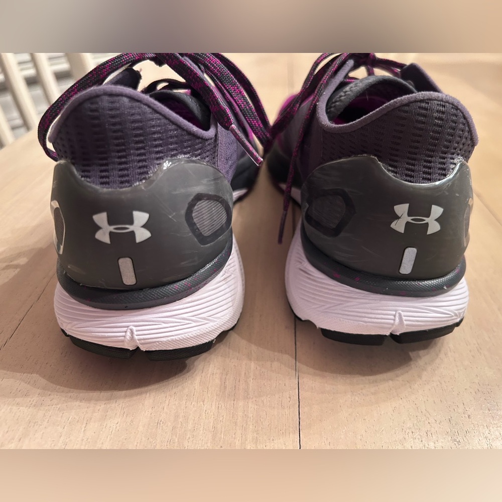 Under Armour Women's Bandit 2 Charged Purple and Black Sneakers size 9.5 - Picture 6 of 12